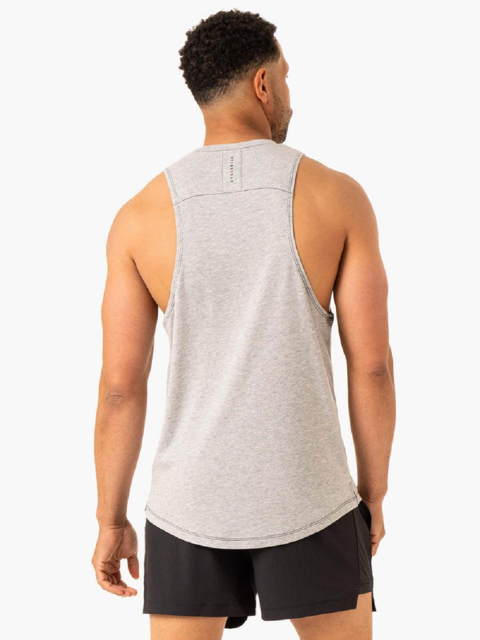 Grey Men's Ryderwear Vital Baller Tank Top | NF8864966