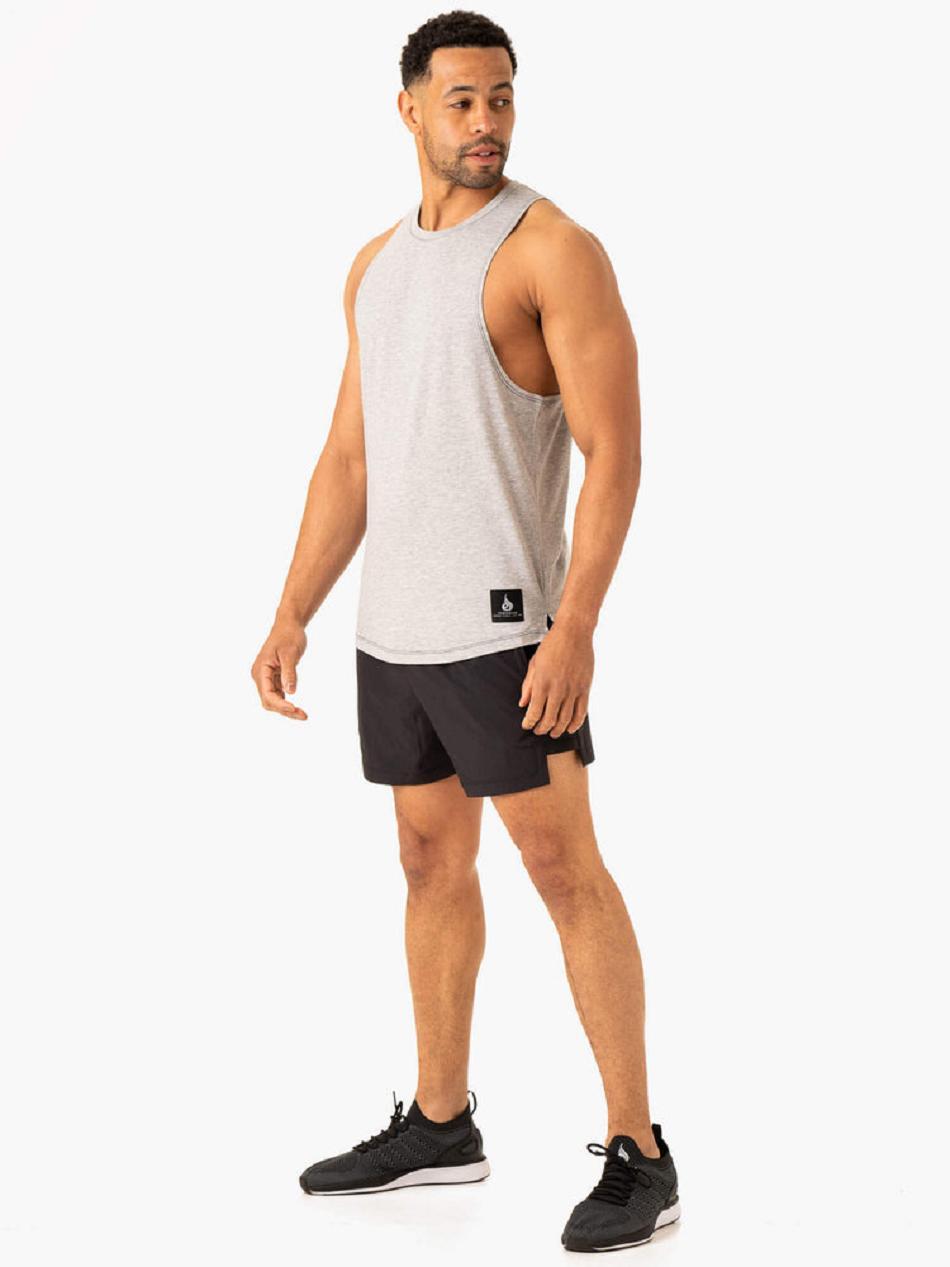 Grey Men's Ryderwear Vital Baller Tank Top | NF8864966