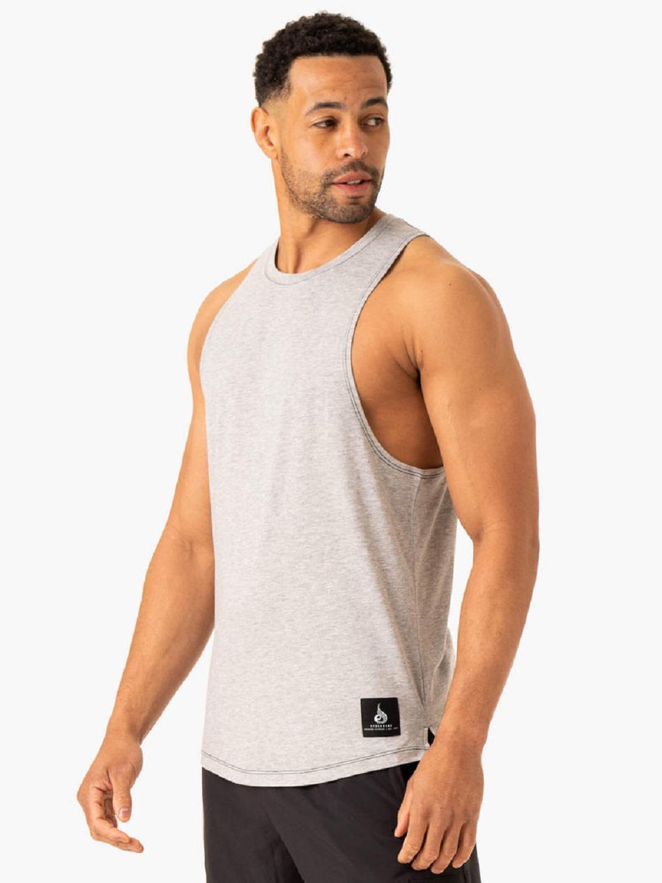 Grey Men\'s Ryderwear Vital Baller Tank Top | NF8864966