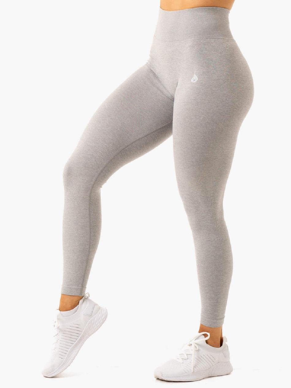 Grey Women's Ryderwear Essential Leggings Seamless | 65Y4721405