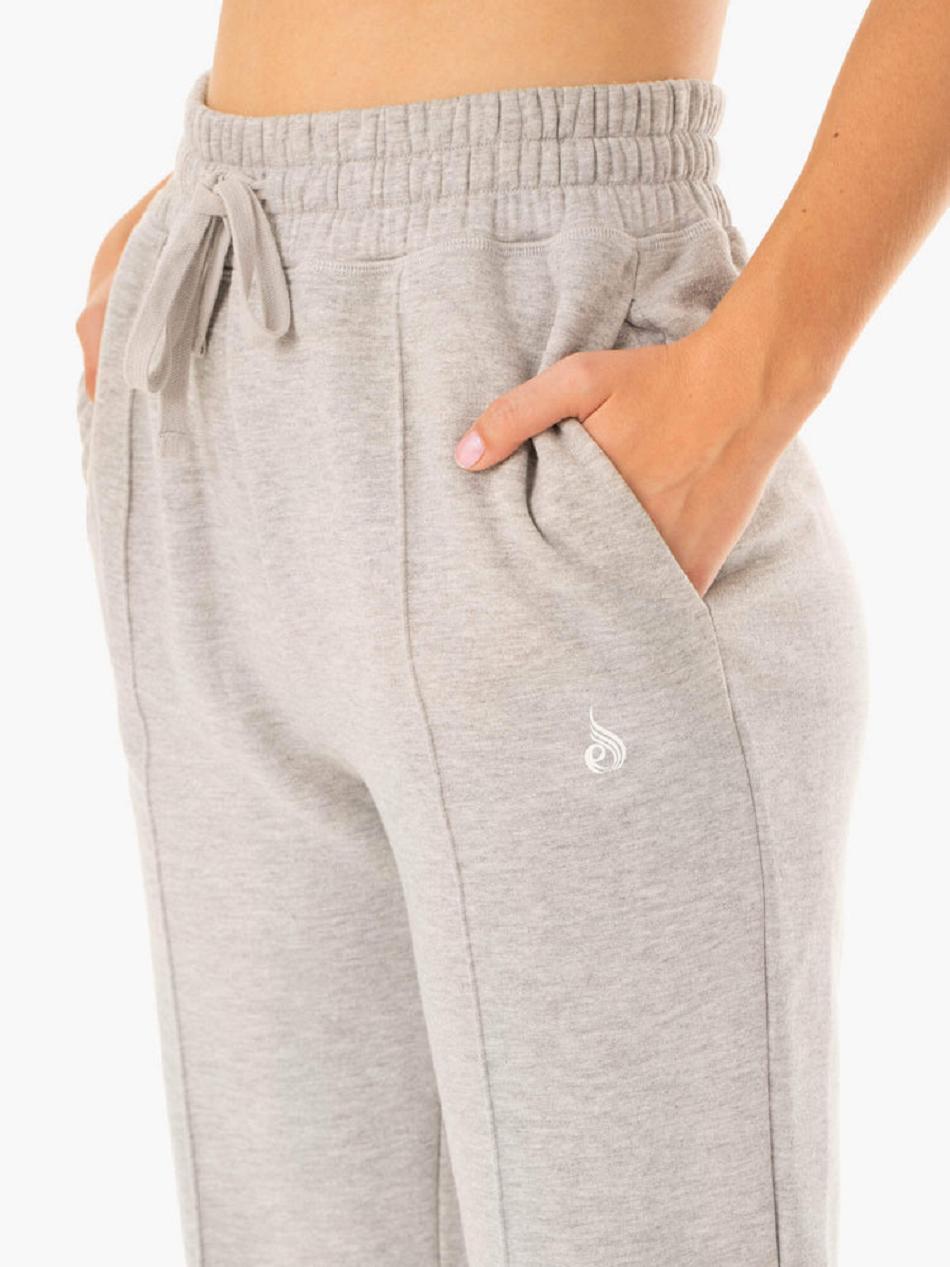 Grey Women's Ryderwear Revival High Waisted Track Pant Trackset | BG7483618