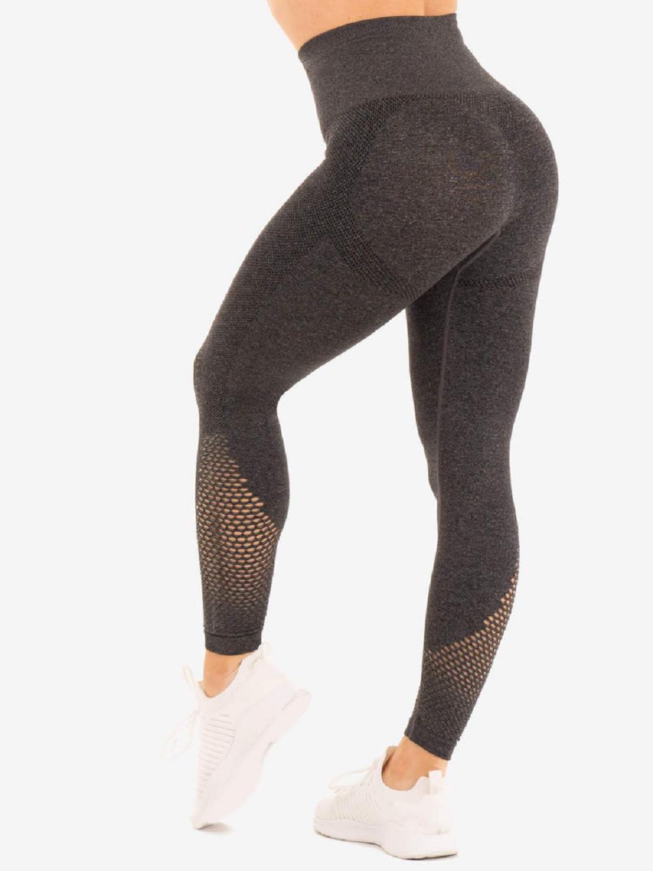 Grey Women's Ryderwear Seamless Staples Leggings | 65Y4470049