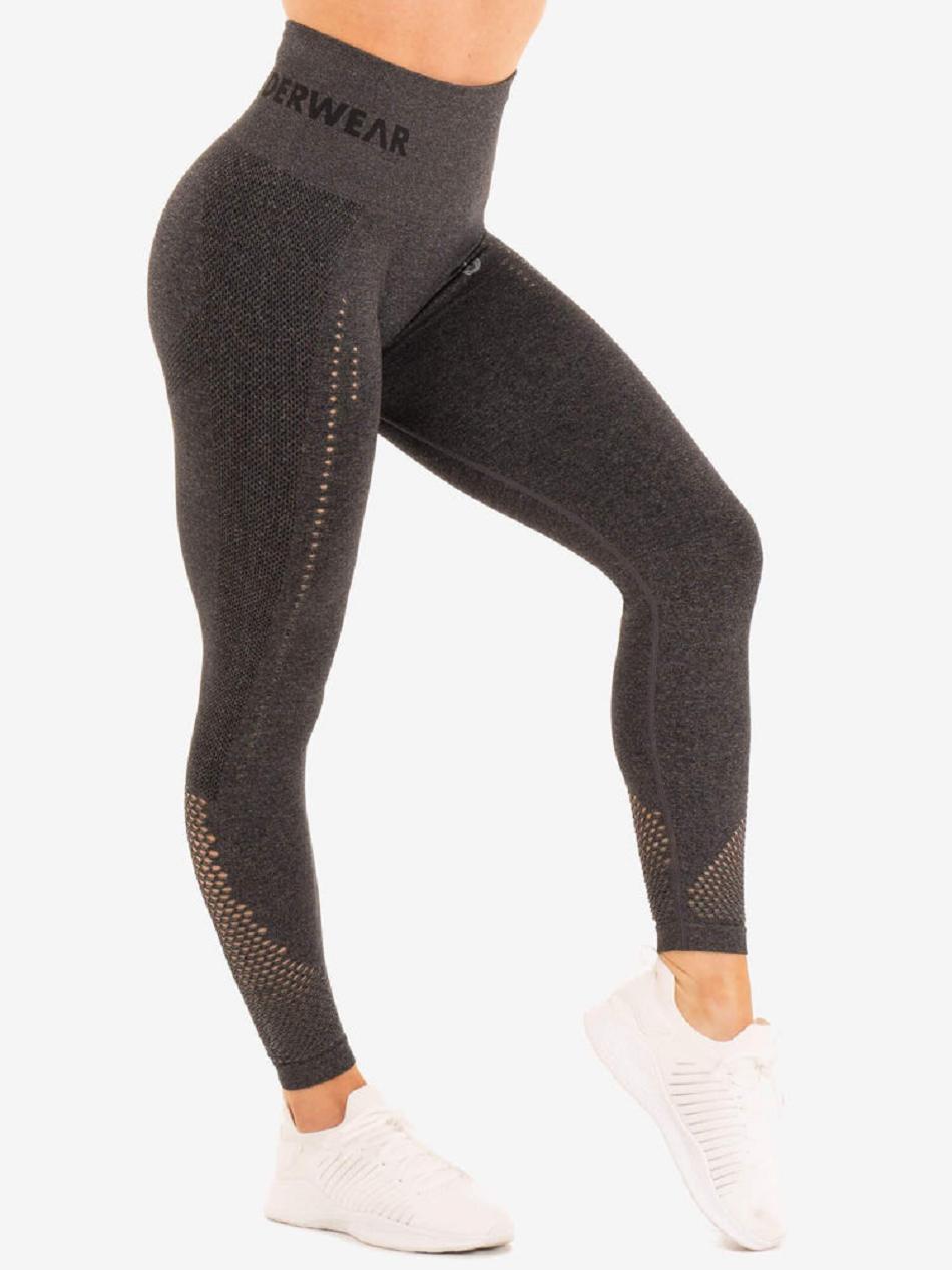 Grey Women's Ryderwear Seamless Staples Leggings | 65Y4470049