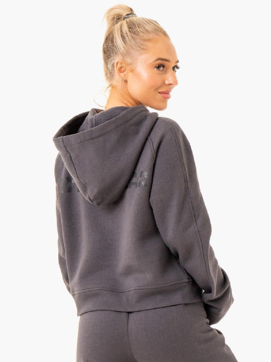 Grey Women's Ryderwear Sideline Hoodie | V8F26930