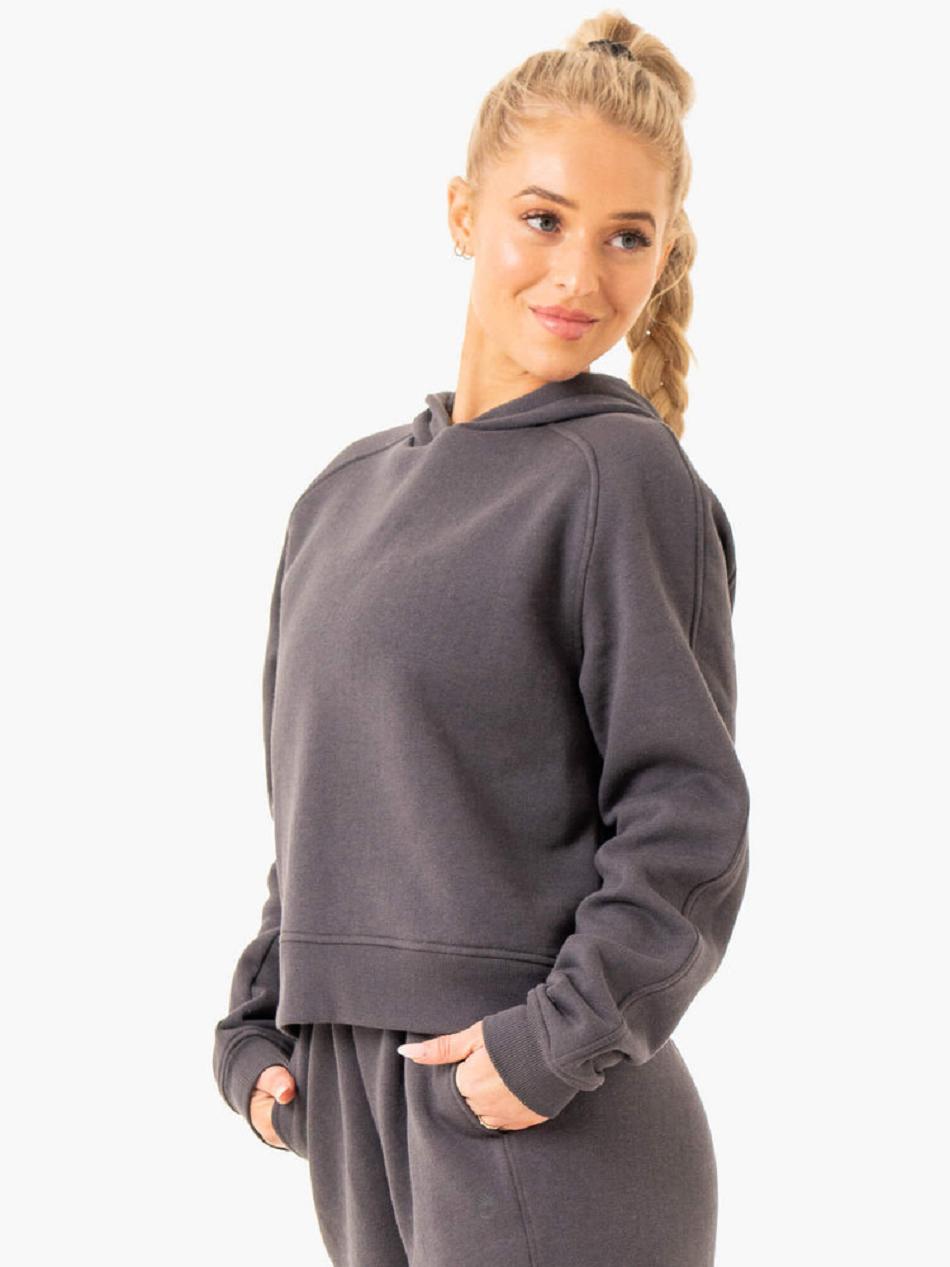 Grey Women's Ryderwear Sideline Hoodie | V8F26930