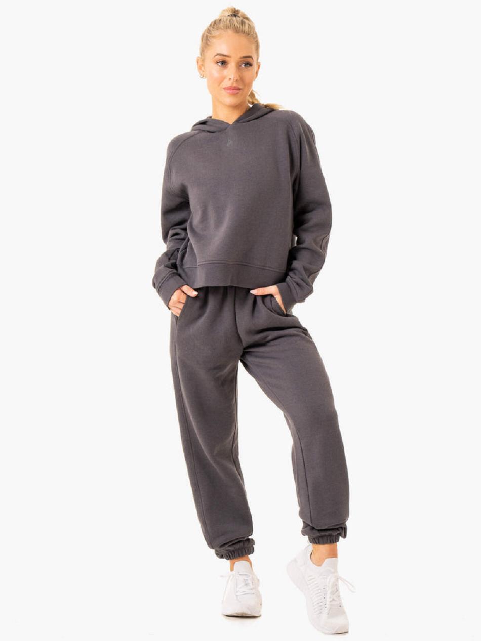 Grey Women's Ryderwear Sideline Hoodie | V8F26930