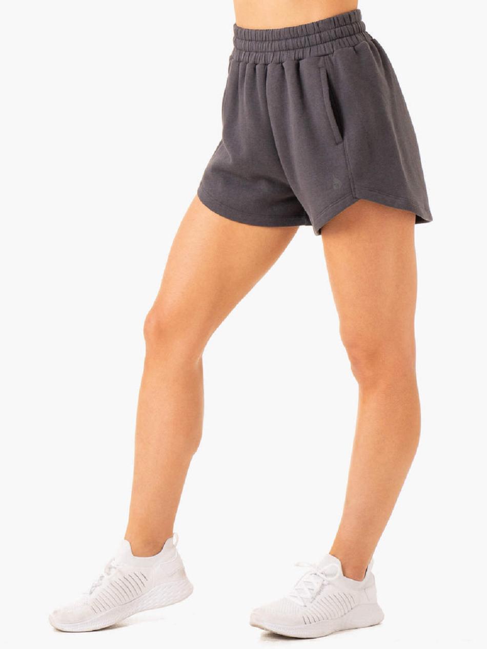 Grey Women's Ryderwear Sideline Track Shorts Active Lounge | 171F41499