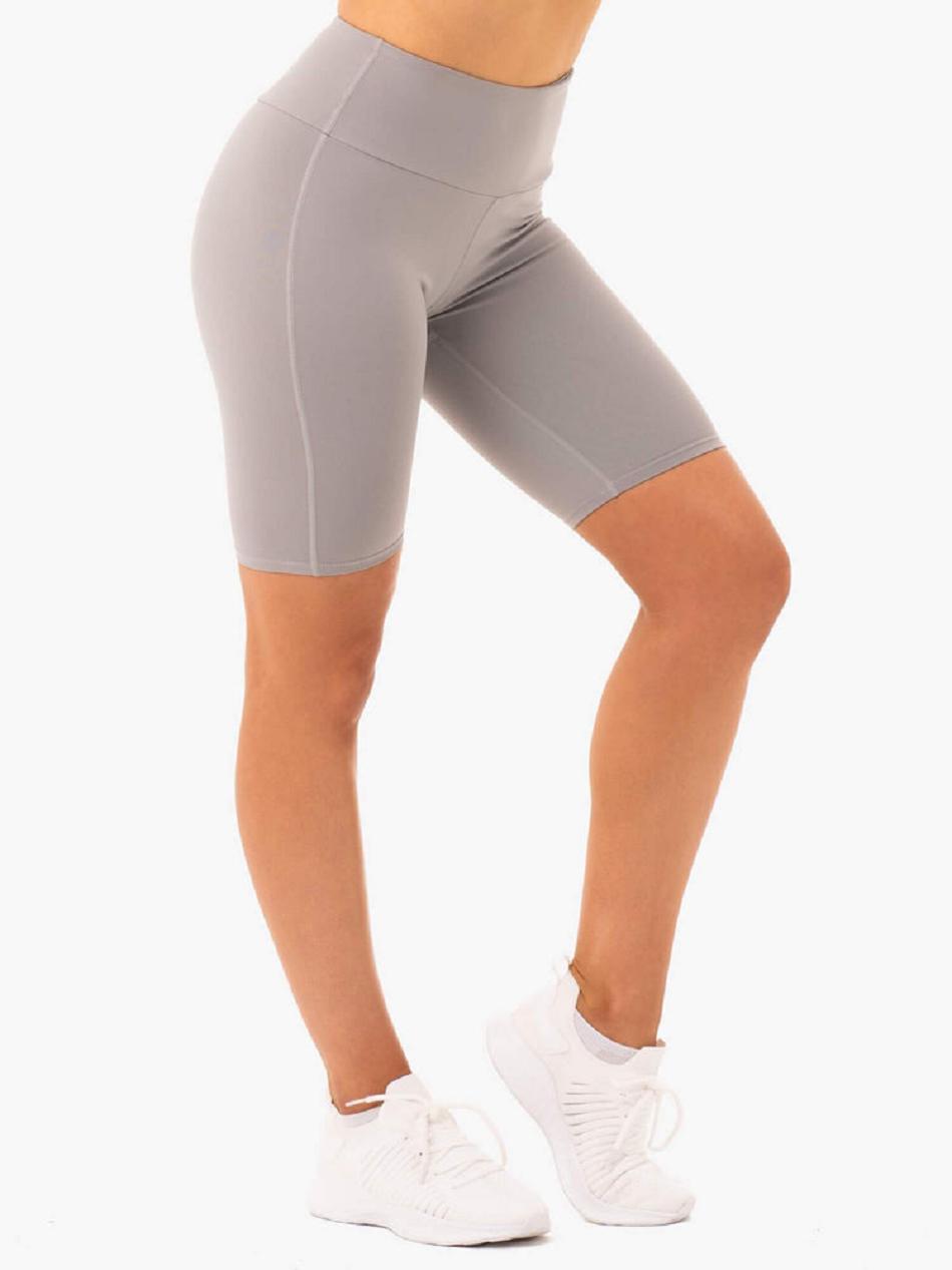 Grey Women's Ryderwear Staples Bike Shorts Scrunch Bum | 45JF55825