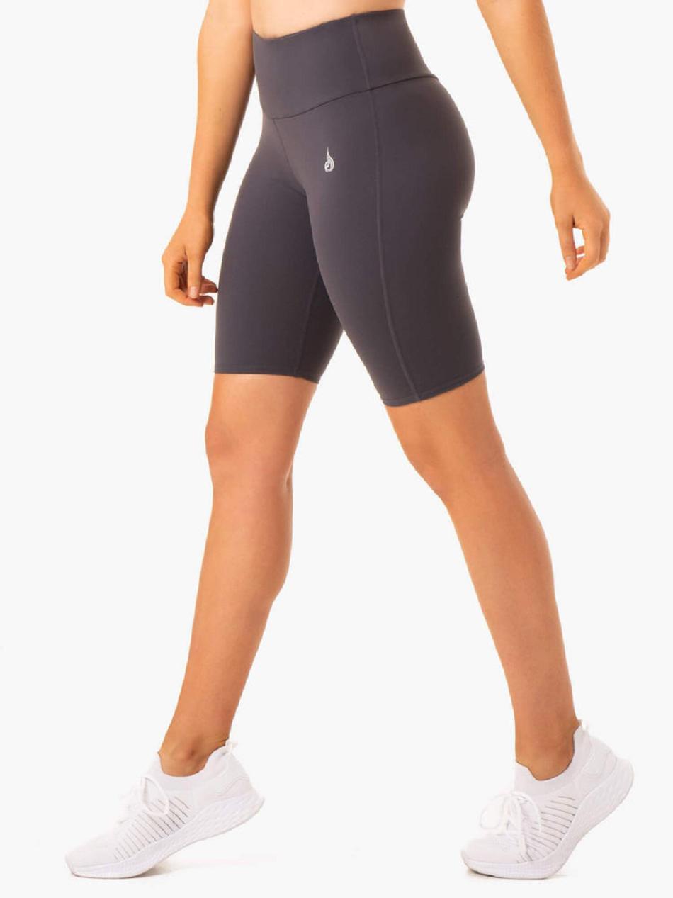 Grey Women's Ryderwear Staples Bike Shorts Scrunch Bum | HY4445020