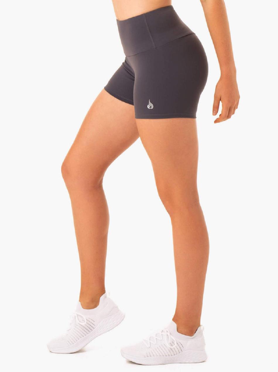 Grey Women's Ryderwear Staples Booty Shorts Scrunch Bum | 105J65282