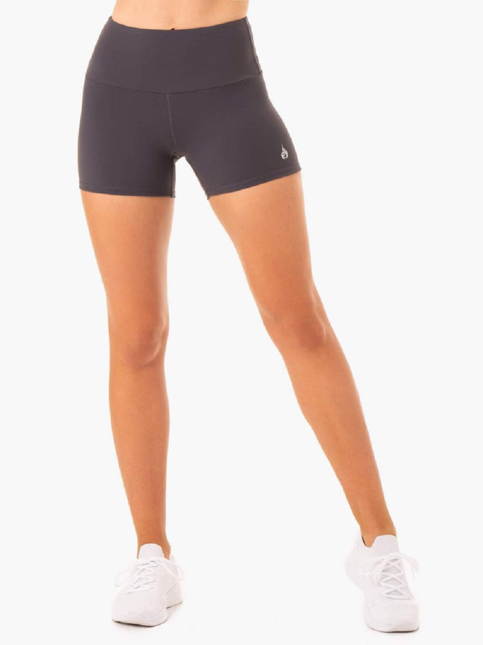 Grey Women\'s Ryderwear Staples Booty Shorts Scrunch Bum | 105J65282