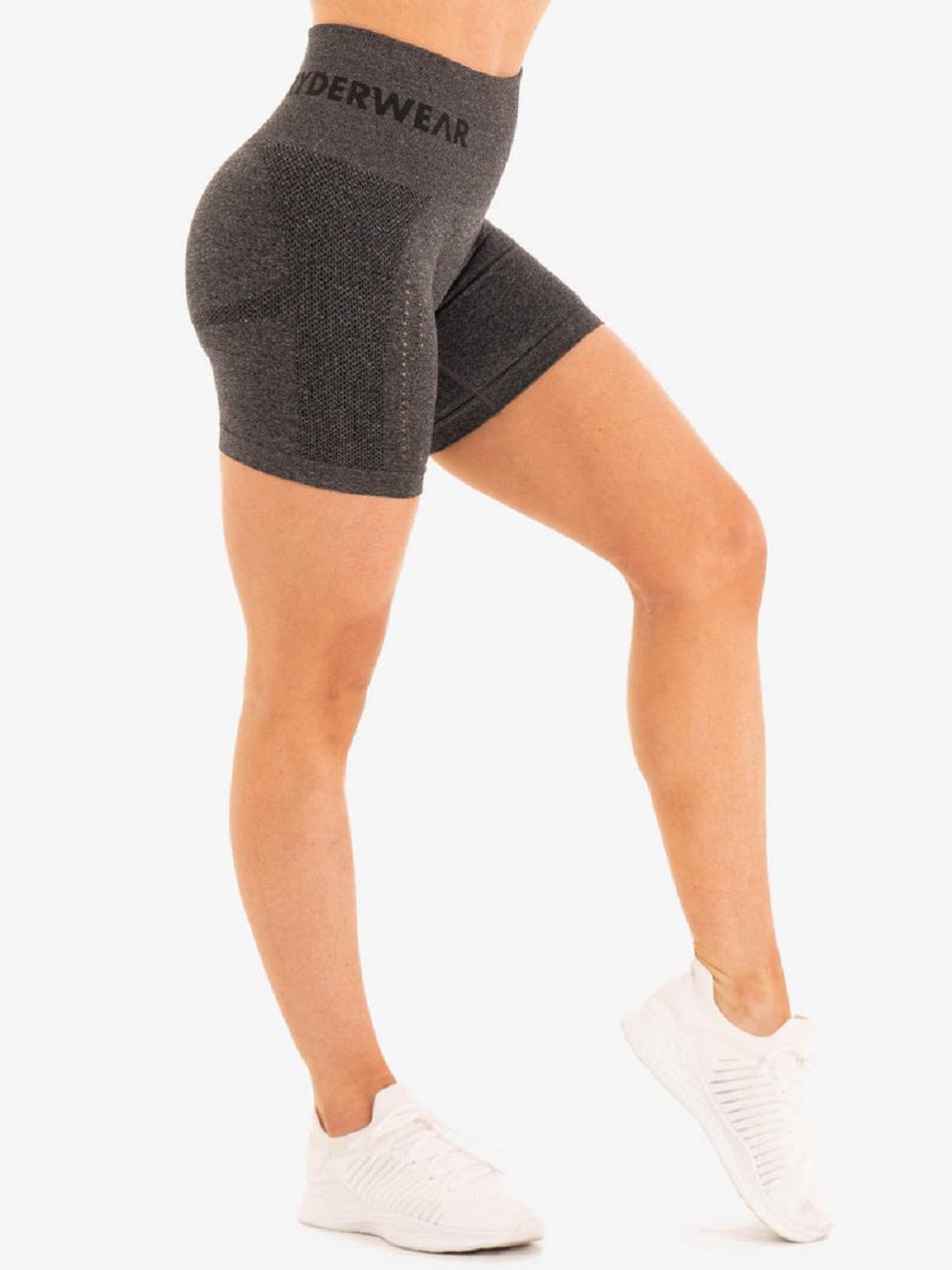 Grey Women's Ryderwear Staples Shorts Seamless | FG93461