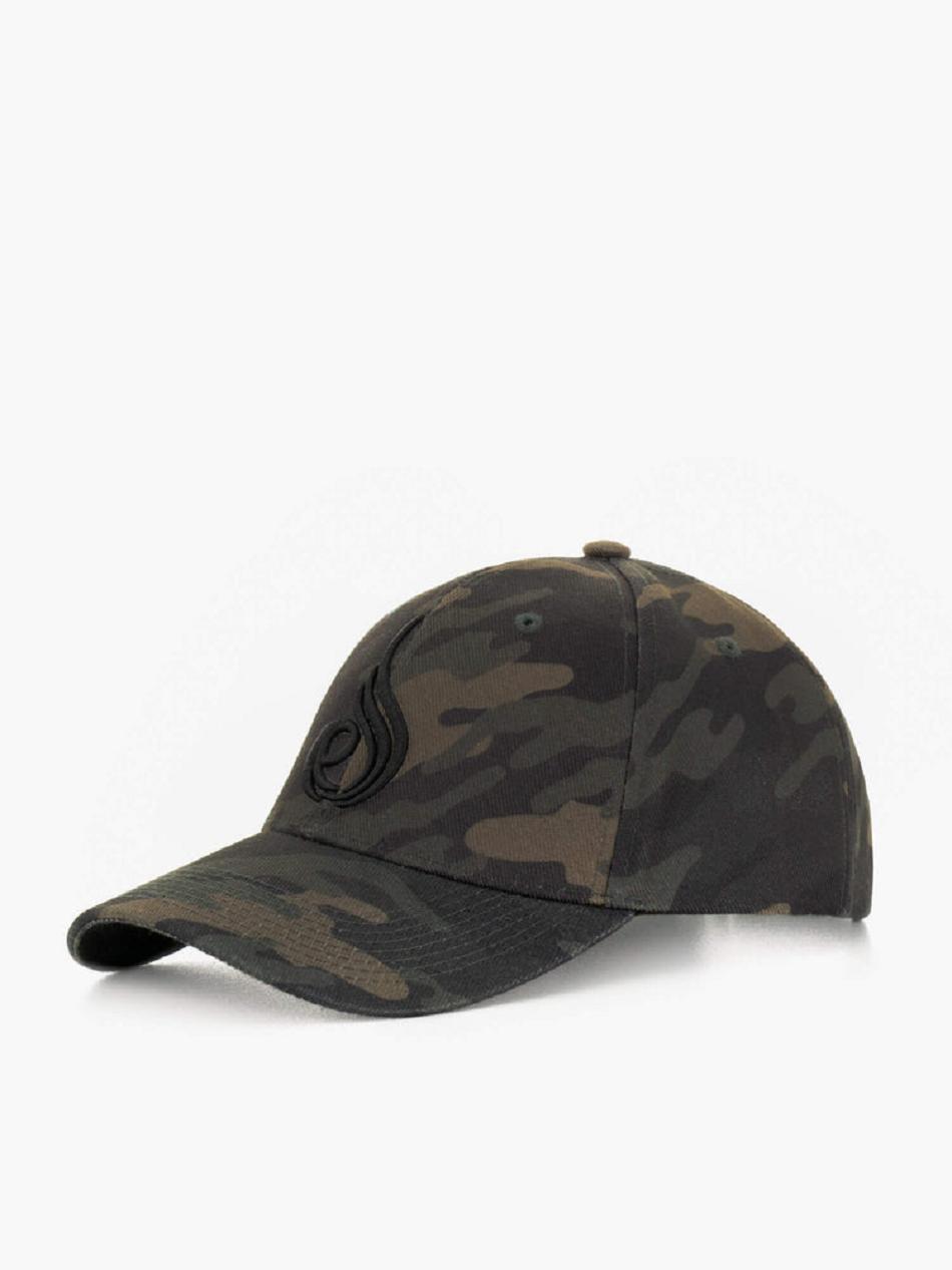 Khaki / Camo Women\'s Ryderwear Ryderwear Cap Accessories | 67U7786892