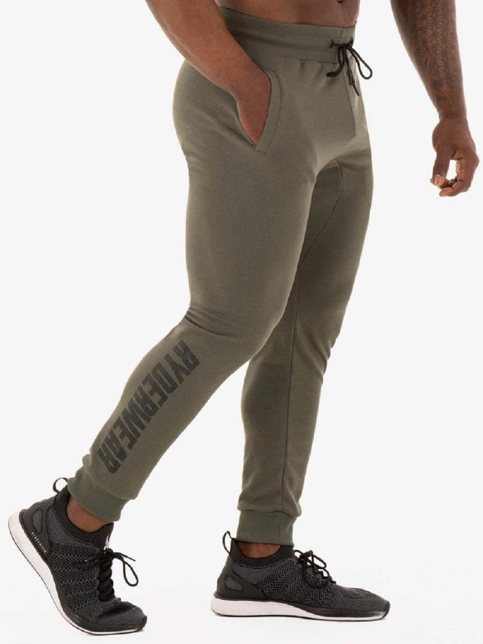 Khaki Men's Ryderwear Flex Track Pants | 92FE63814