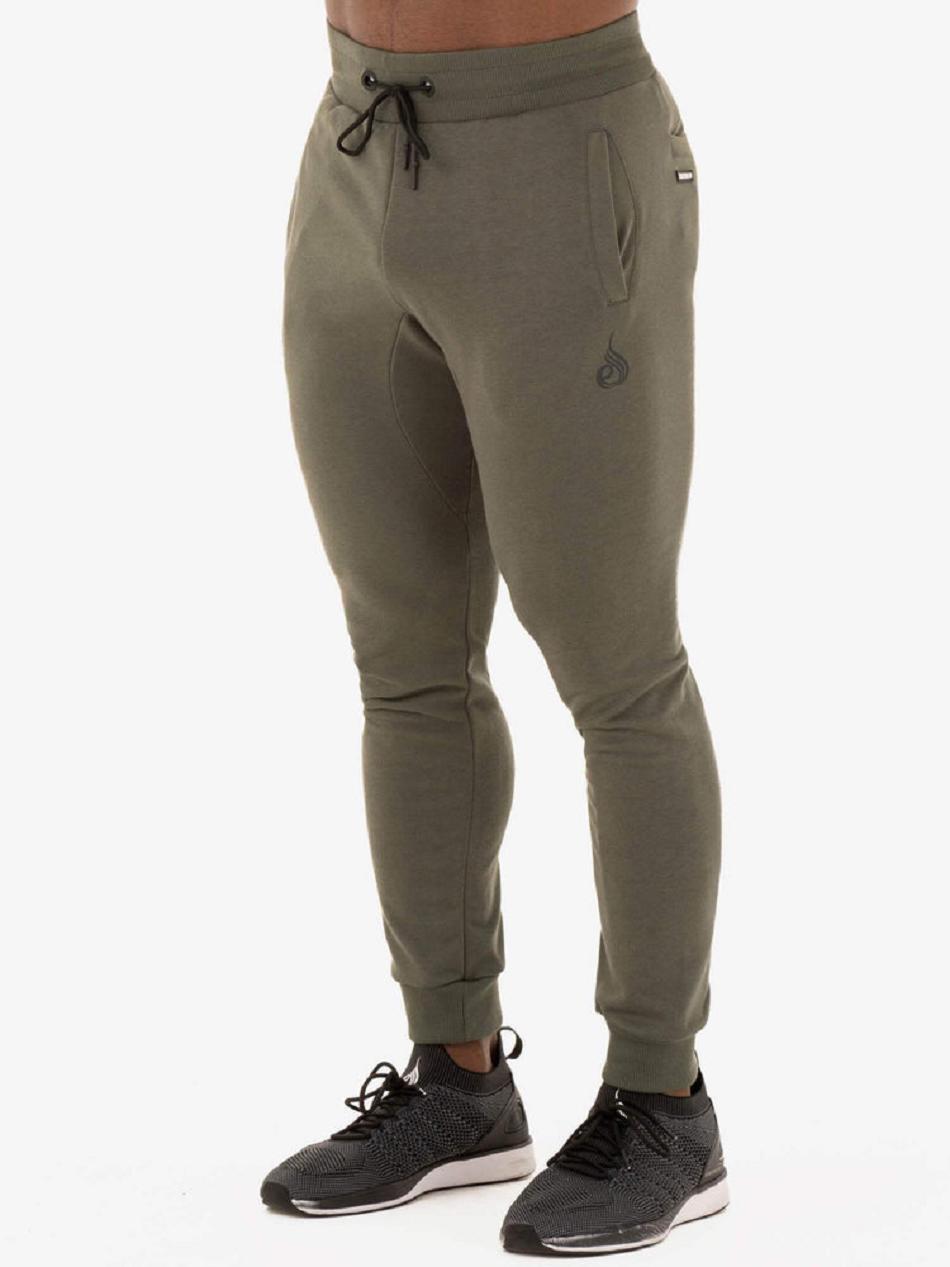 Khaki Men\'s Ryderwear Flex Track Pants | 92FE63814