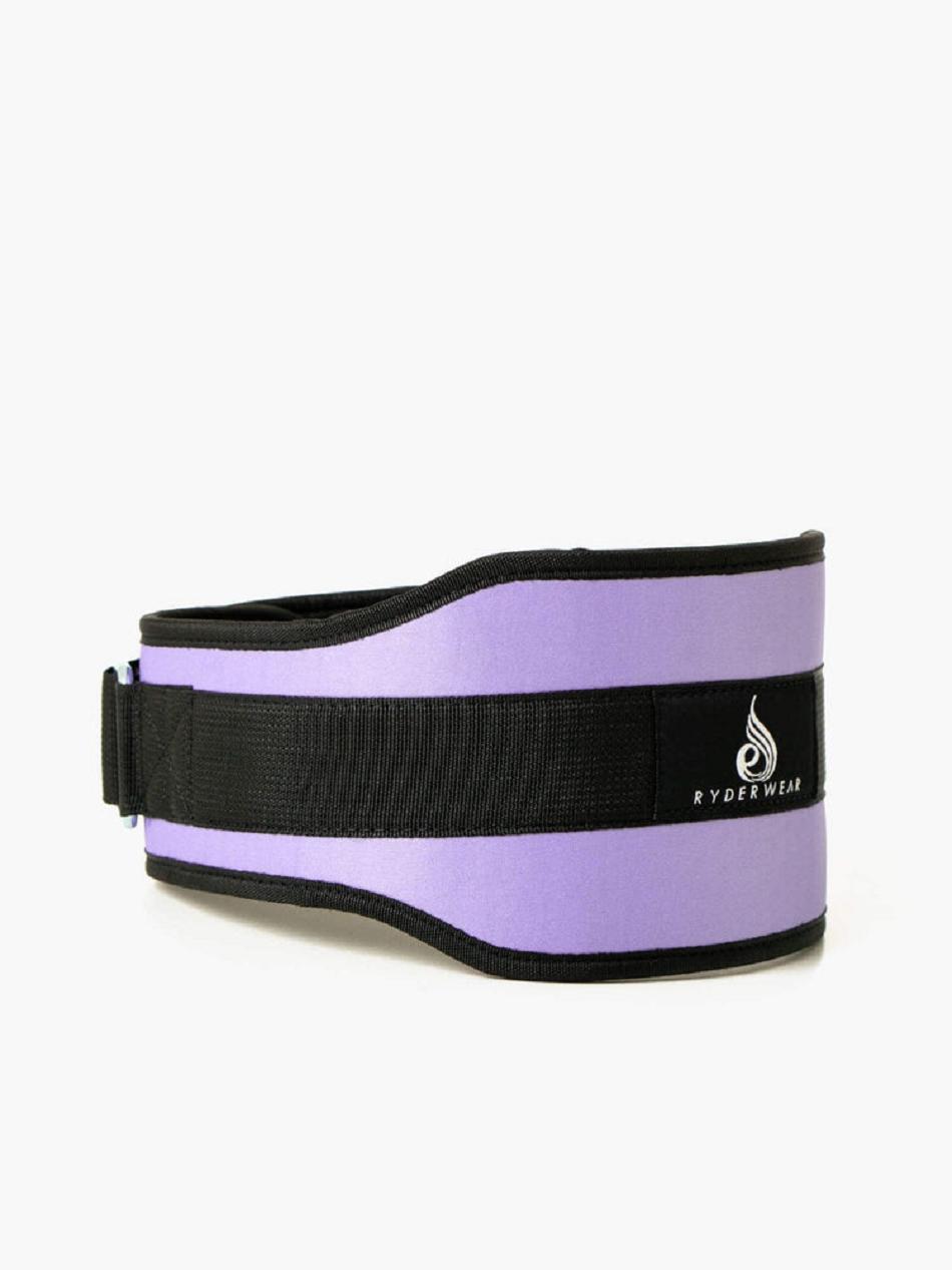 Lavender Women\'s Ryderwear Lifting Belt Accessories | RFD39979