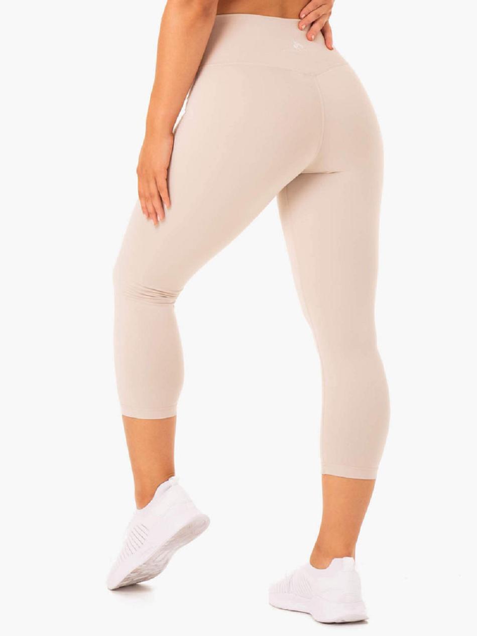 Light Brown Women's Ryderwear Base 7/8 High Waisted Leggings | 39RT28846