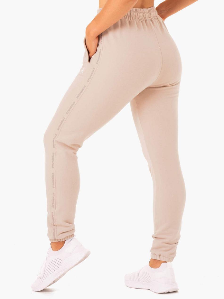 Light Brown Women's Ryderwear Base High Waisted Track Pants Trackset | HR7350131