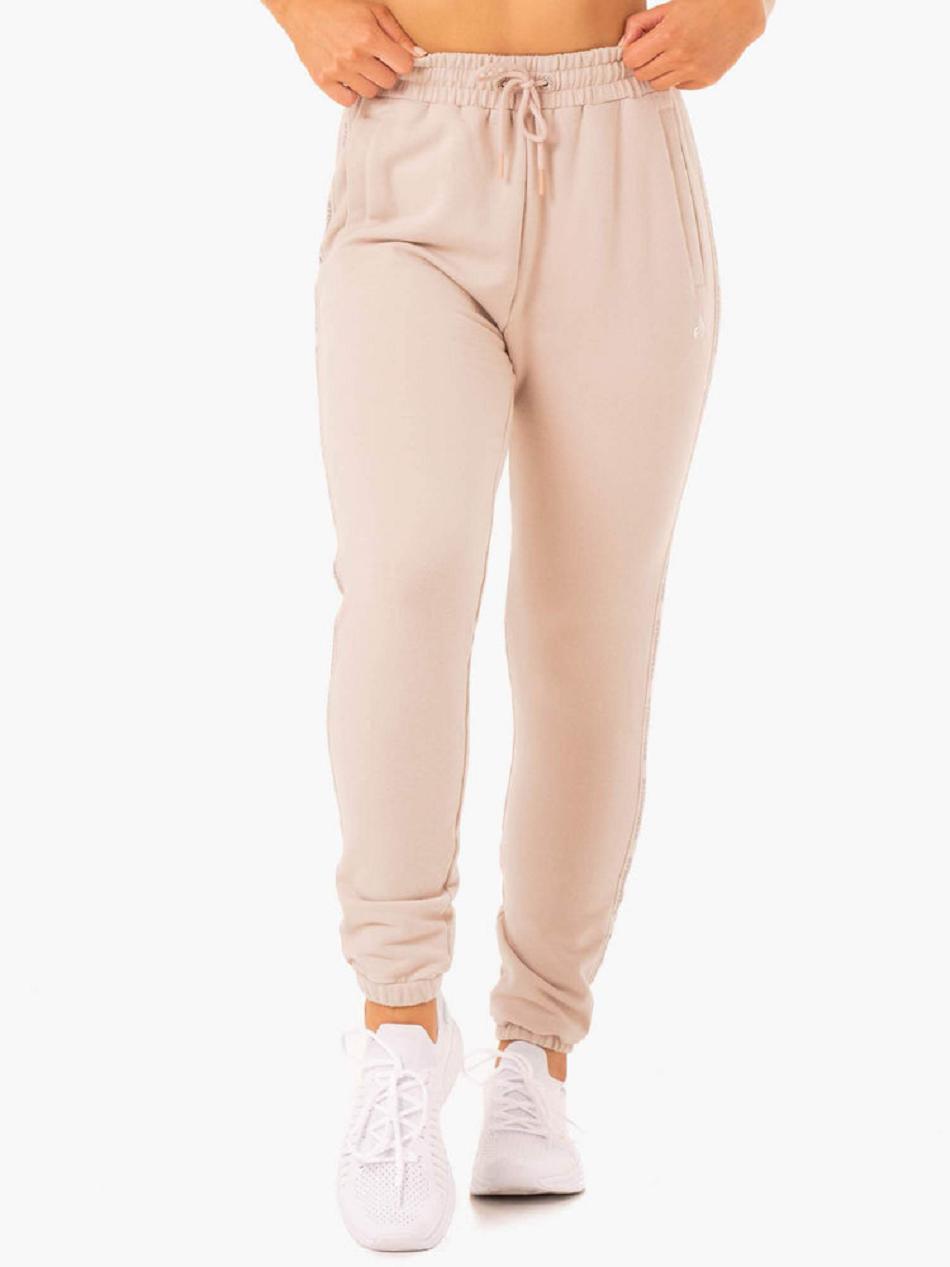 Light Brown Women's Ryderwear Base High Waisted Track Pants Trackset | HR7350131