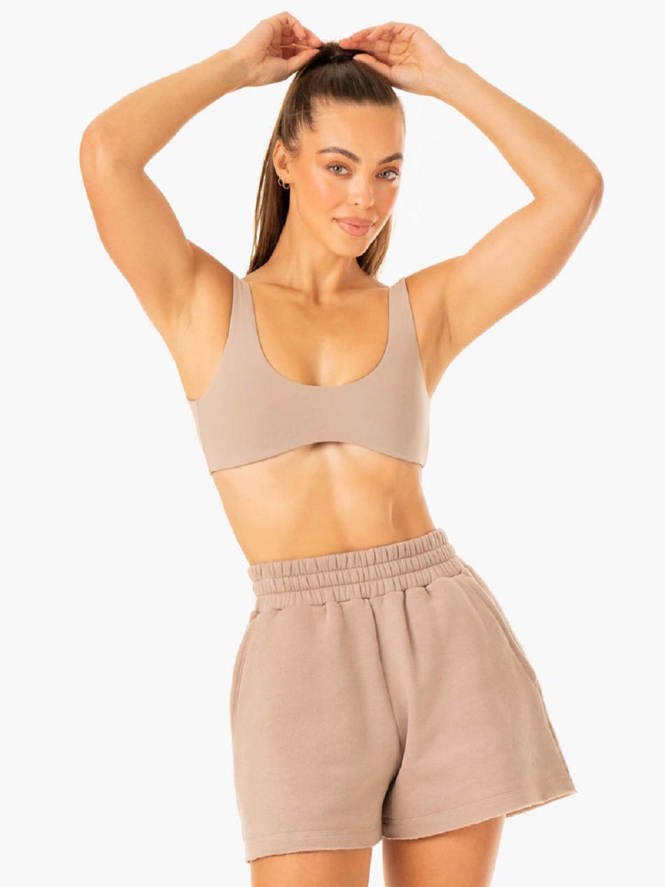 Light Brown Women's Ryderwear Elevate Lounge Bra Active Lounge | 127T15325