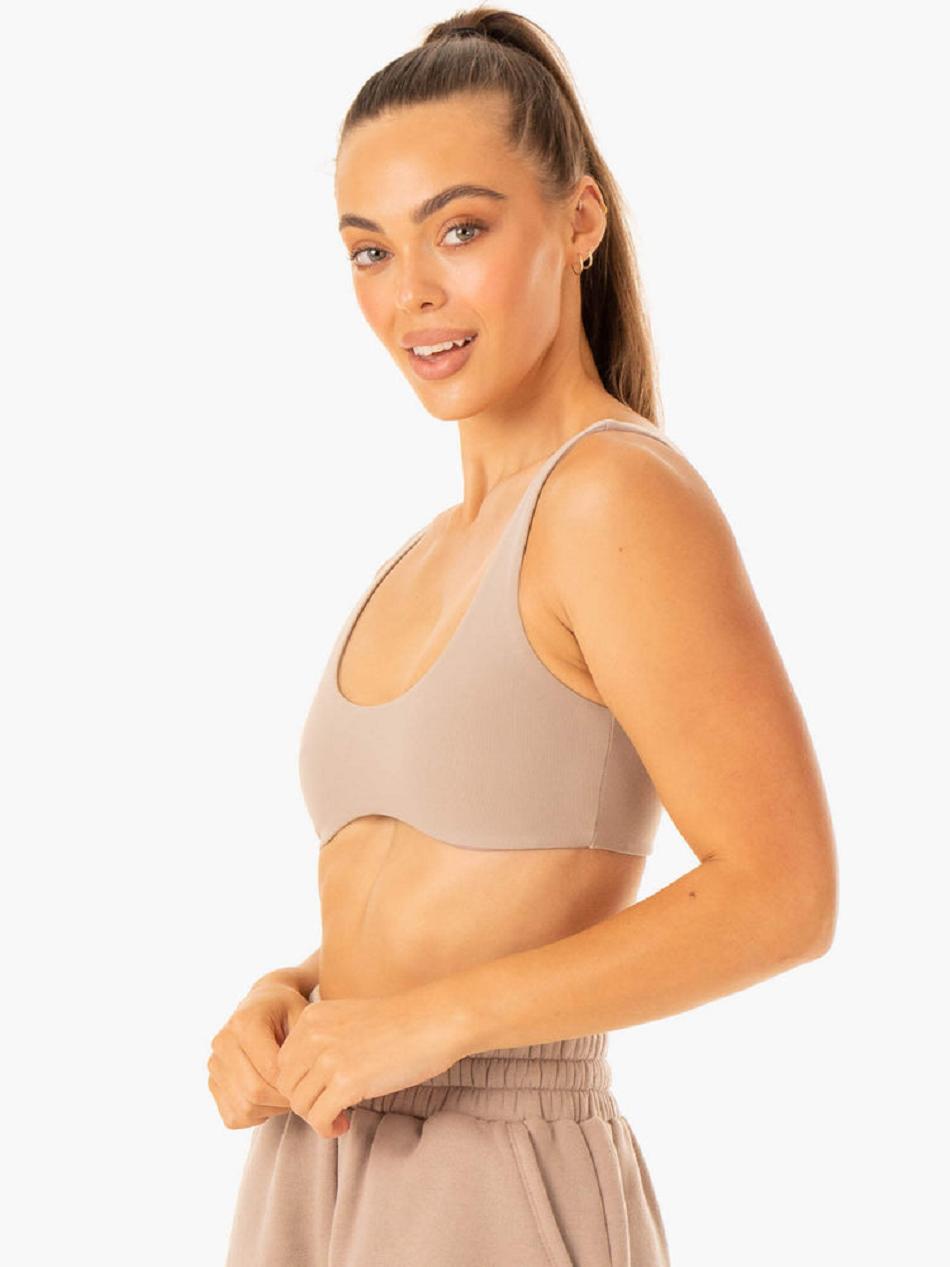 Light Brown Women's Ryderwear Elevate Lounge Bra Active Lounge | 127T15325