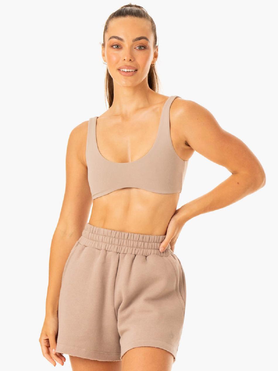 Light Brown Women\'s Ryderwear Elevate Lounge Bra Active Lounge | 127T15325