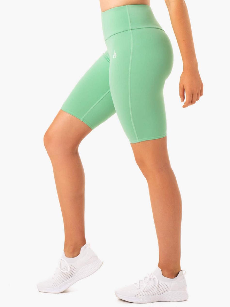 Light Green Women's Ryderwear Staples Bike Shorts Scrunch Bum | 47GA42394