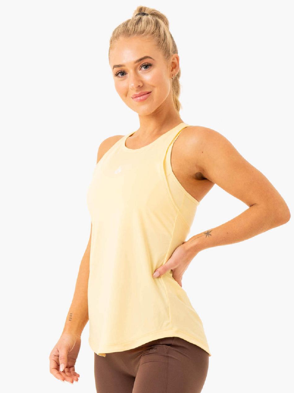 Light Yellow Women's Ryderwear Level Up Training Tank Top | YGJ53449