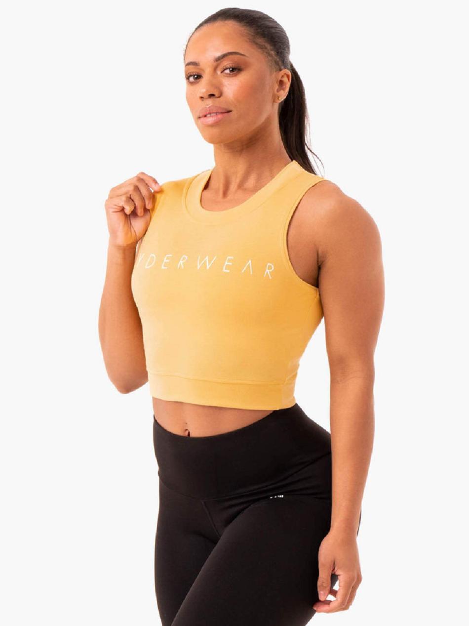 Mango Women's Ryderwear Motion Crop Tanks | 67FE37527