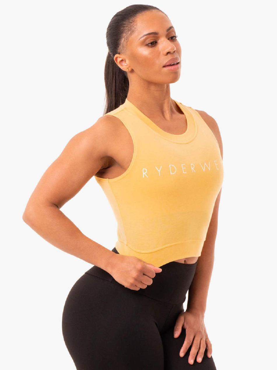 Mango Women\'s Ryderwear Motion Crop Tanks | 67FE37527