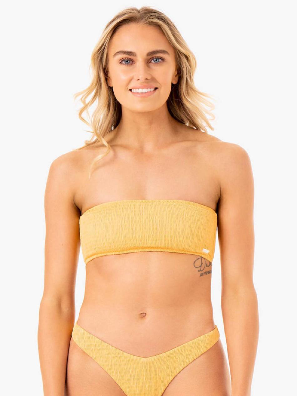 Mango Women\'s Ryderwear Paradise Bandeau Bikini Top Swimwear | NF7417589