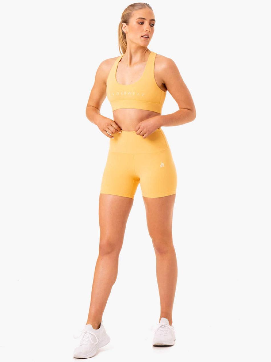 Mango Women's Ryderwear Staples Scrunch Bum Mid Length Shorts | 54KR28229