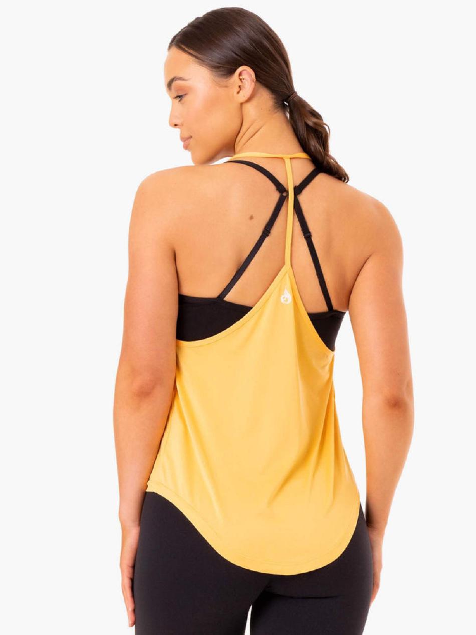 Mango Women's Ryderwear Staples Slinky T-Back Top | DF6452672