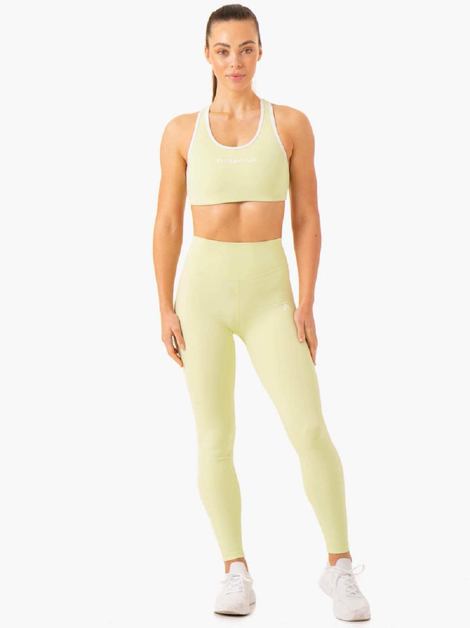 Mint Women's Ryderwear Frequency High Impact Sports Bras | 57YR69065