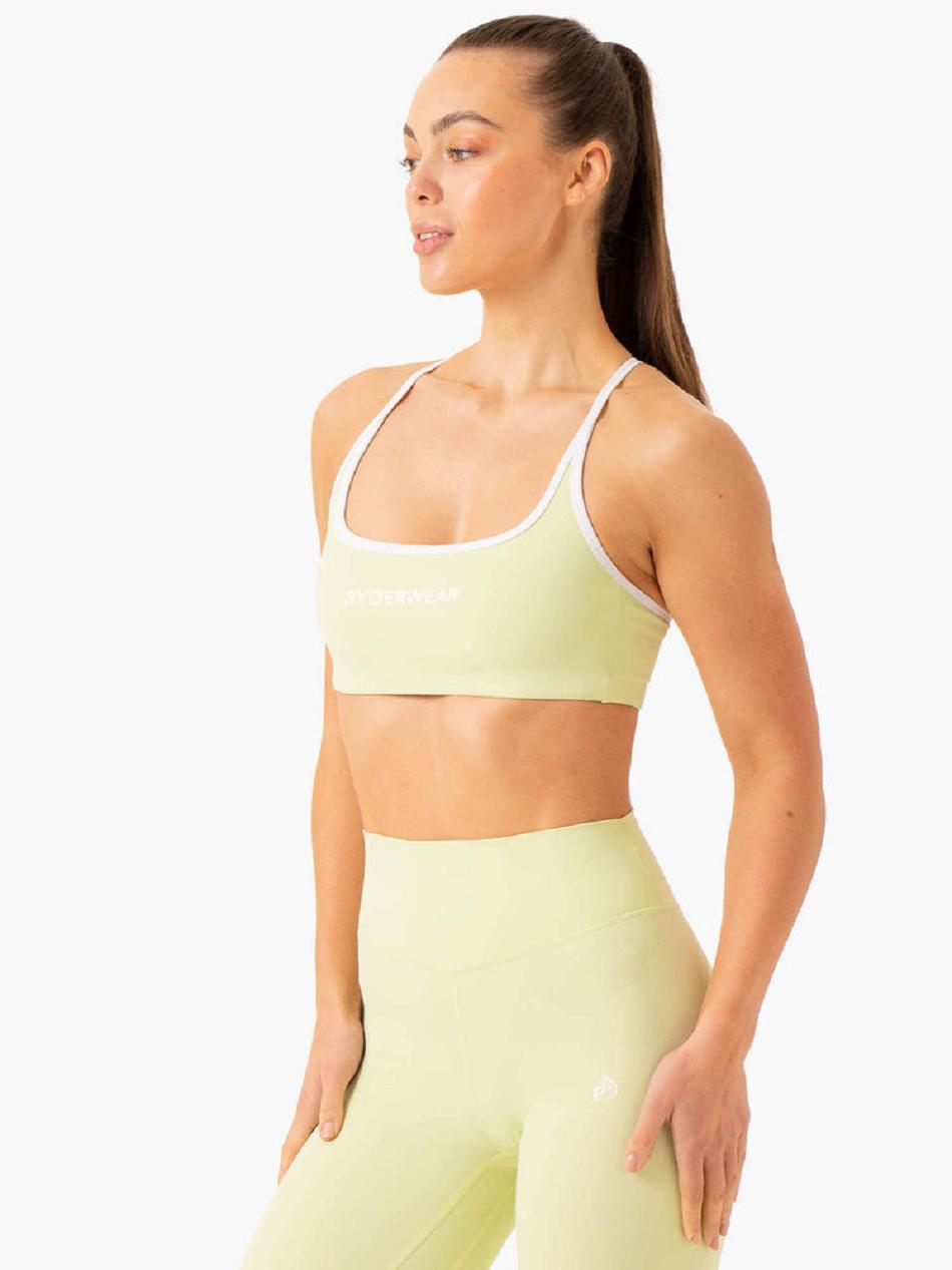 Mint Women's Ryderwear Frequency Sports Bras | 104Y50686