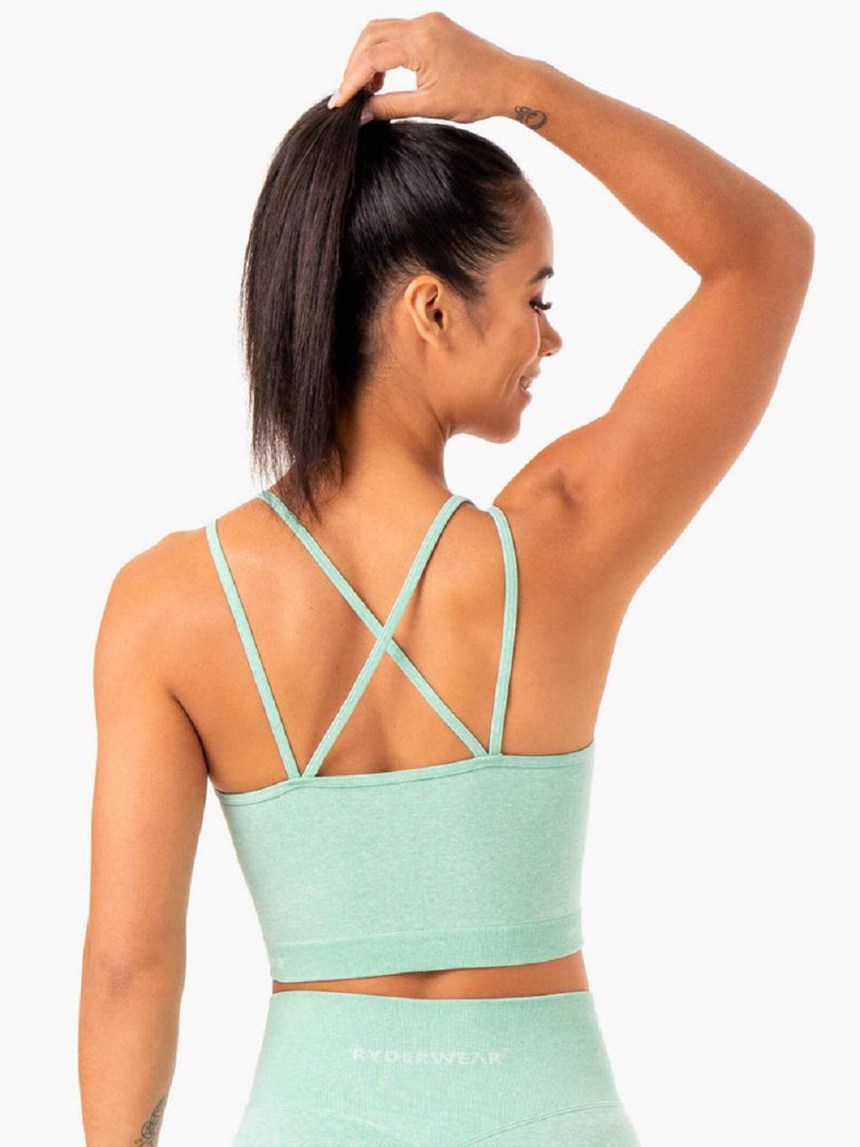 Mint Women's Ryderwear Sculpt Seamless Tanks | 130J63563