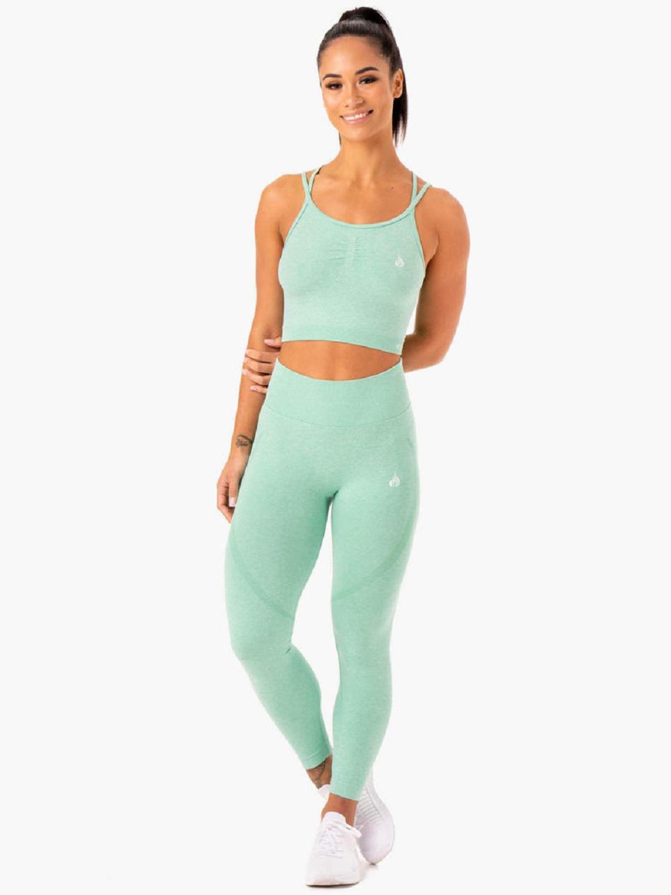 Mint Women's Ryderwear Sculpt Seamless Tanks | 130J63563