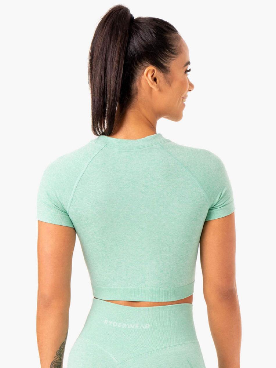 Mint Women's Ryderwear Sculpt Seamless T-shirt | 132IV98679