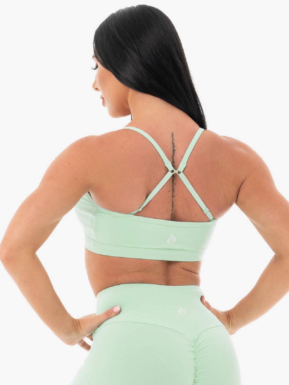 Mint Women's Ryderwear Staples Sports Bras | DS5244477