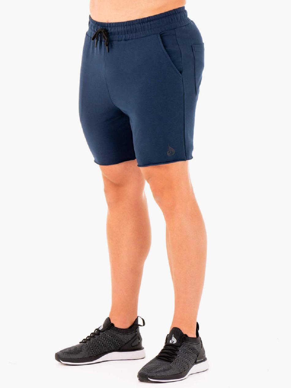 Navy Men\'s Ryderwear Base Gym Shorts | 95JF73056