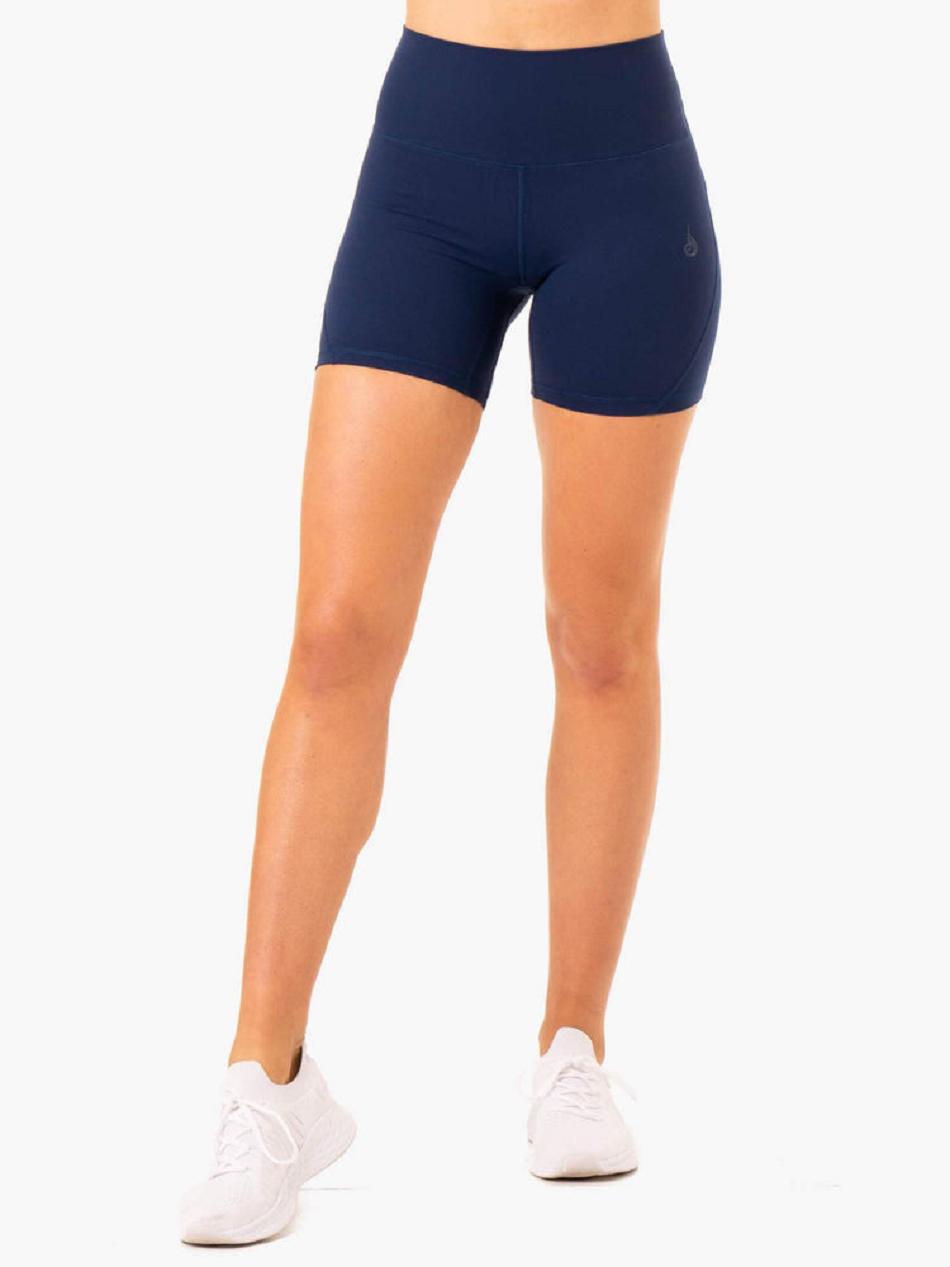 Navy Women\'s Ryderwear NKD Align Shorts | TNTY46183