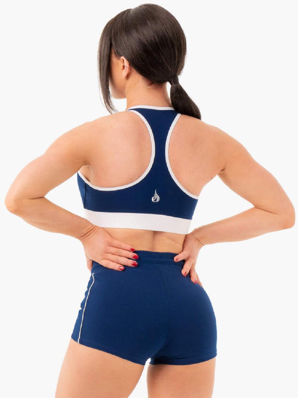 Navy Women's Ryderwear Track Sports Bra Trackset | 6Y7745635