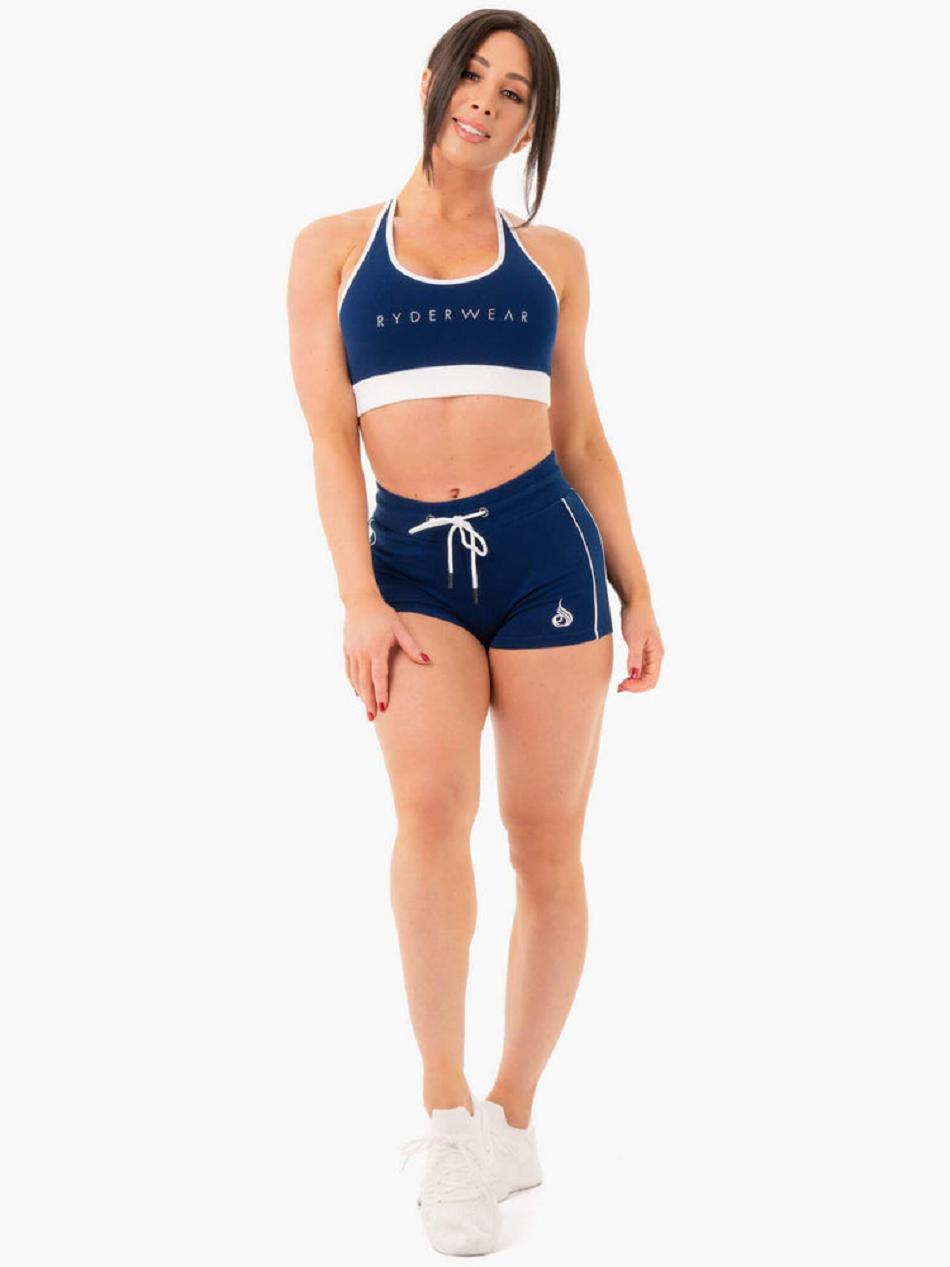 Navy Women's Ryderwear Track Sports Bra Trackset | 6Y7745635