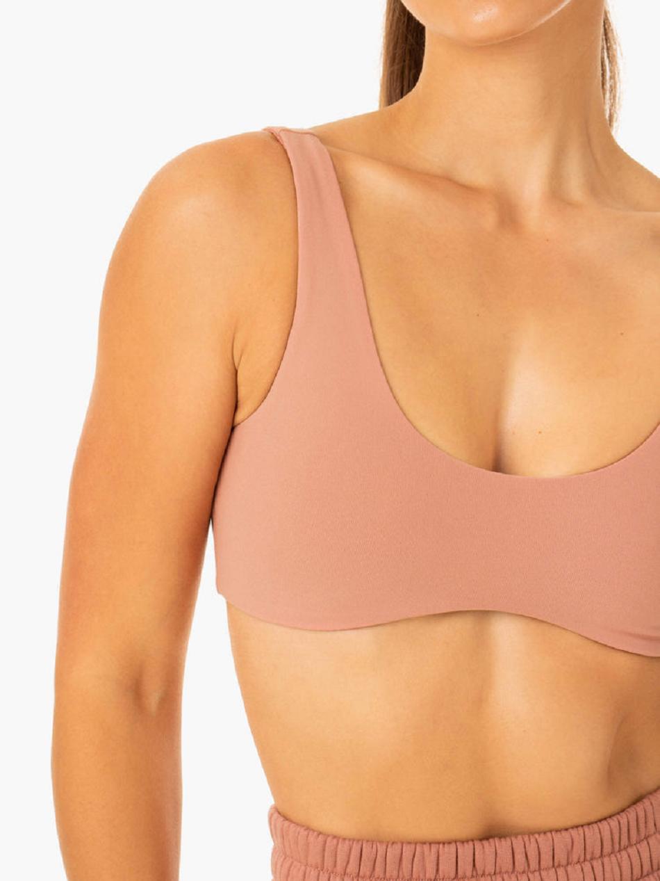 Pink Women's Ryderwear Elevate Lounge Bra Active Lounge | 76FE23869