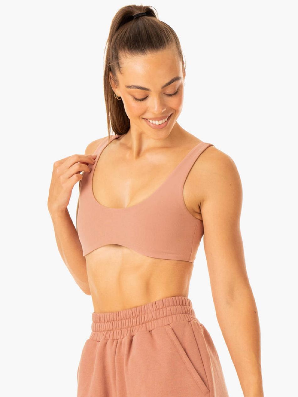 Pink Women's Ryderwear Elevate Lounge Bra Active Lounge | 76FE23869