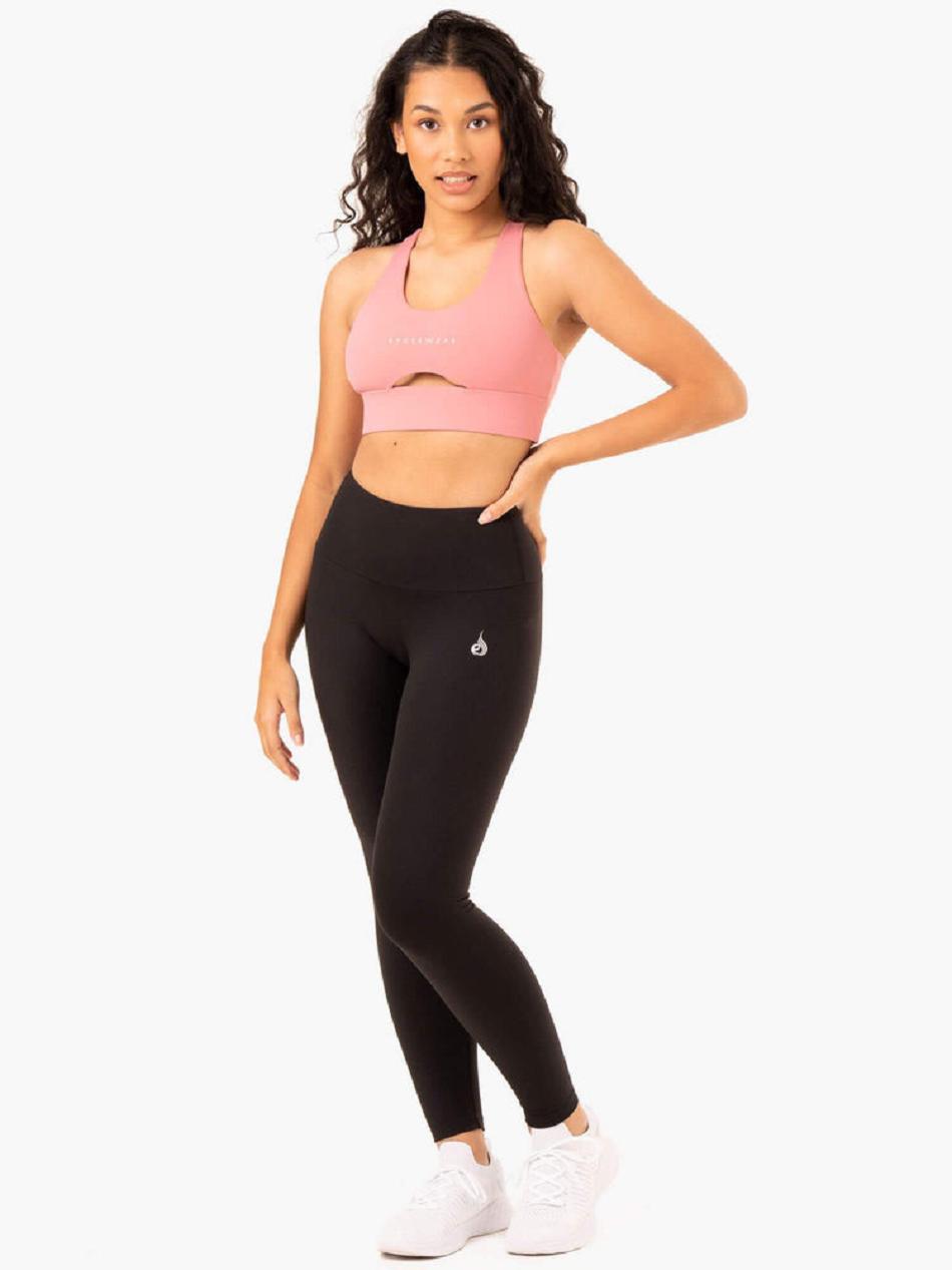 Pink Women's Ryderwear Focus Contour Sports Bras | 92S99740