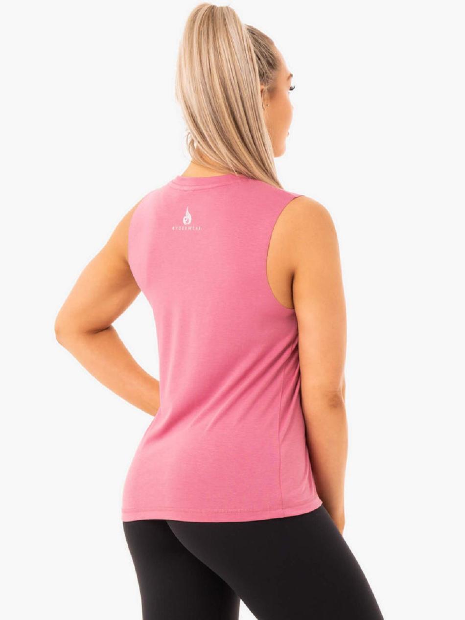 Pink Women's Ryderwear Ladies Baller Tanks | 73YR13487