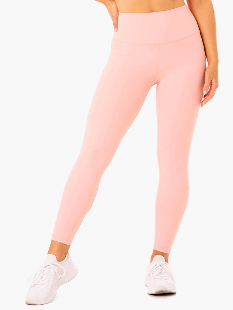 Pink Women's Ryderwear NKD Align Leggings | XG4236187