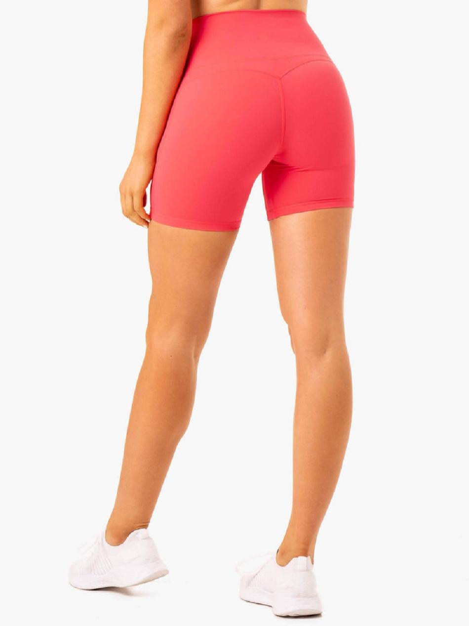 Pink Women's Ryderwear NKD Align Shorts | 56YR86049