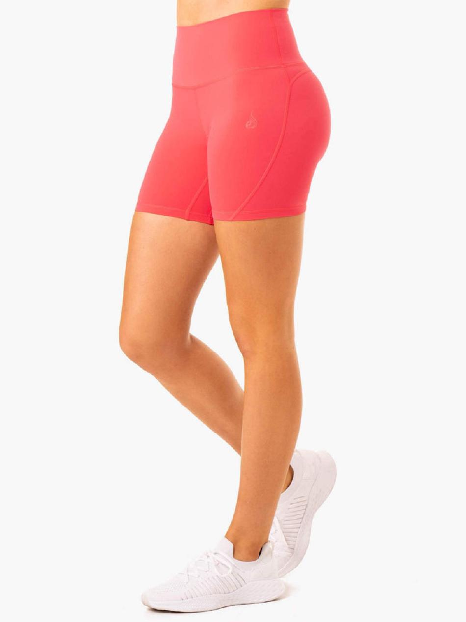 Pink Women's Ryderwear NKD Align Shorts | 56YR86049